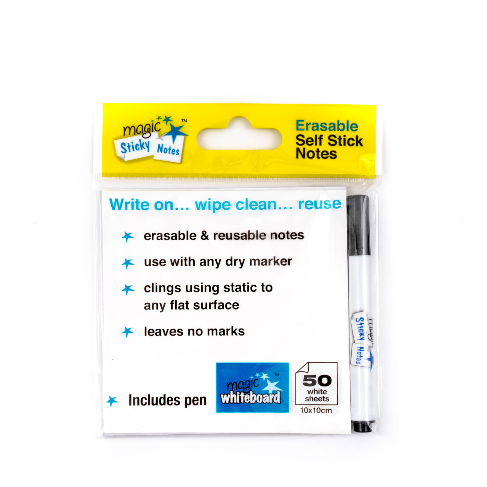 static notes, magnetic notes, White erasable Magic Sticky Notes, best sticky notes, best post it notes, cheap post it notes