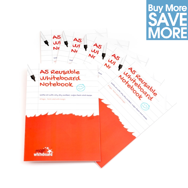 reusable whiteboard notebook, show me board, mini whiteboard, reusable notebook