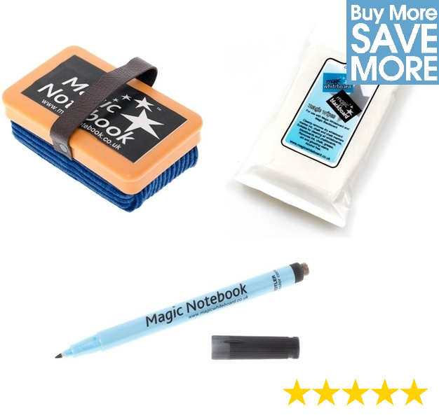 Magic whiteboard cleaning kit