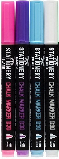 chalk markers, chalk pens
