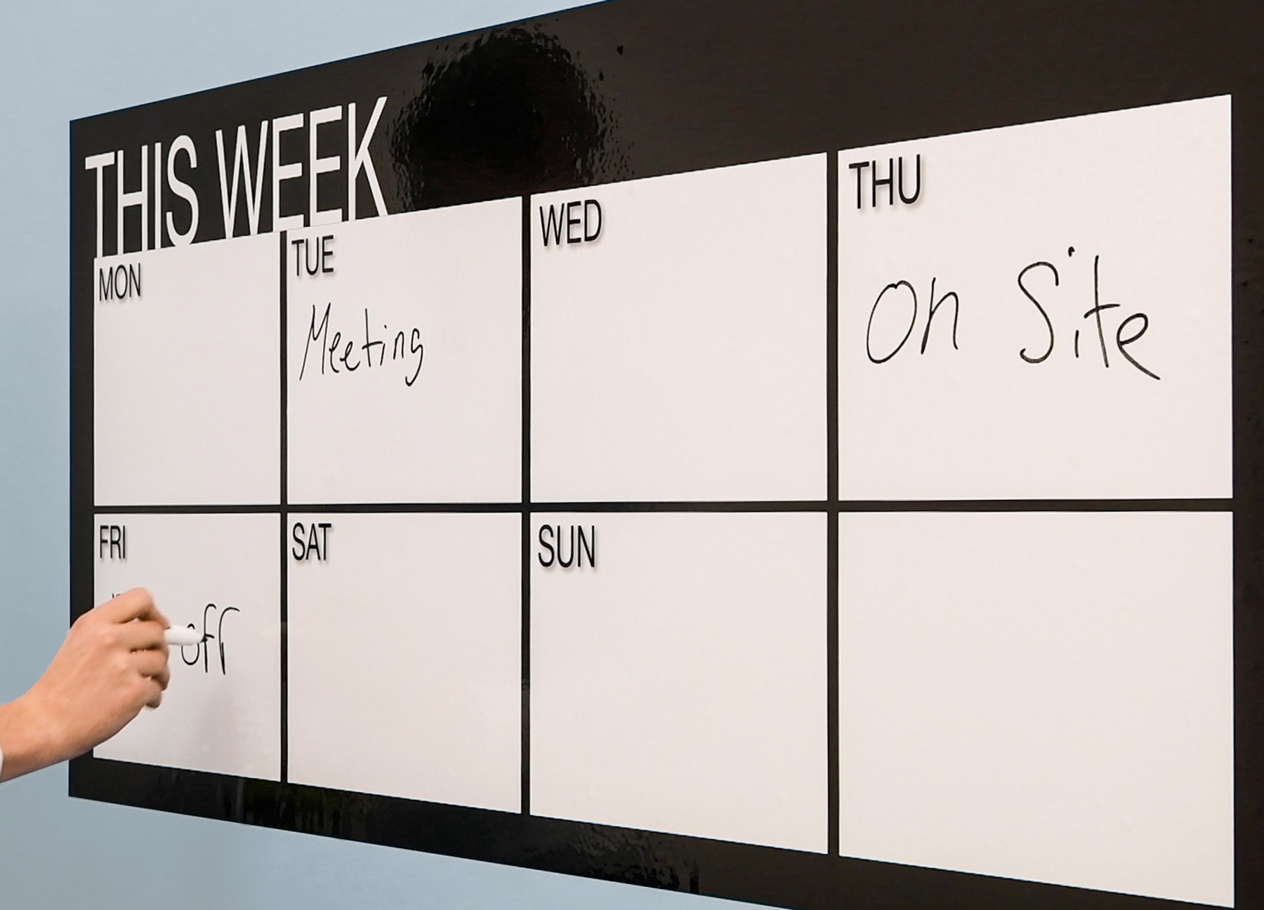 Whiteboard Calendar | Office Stationery | Wall Planners | Weekly Planners | Vinyl Wall Decal