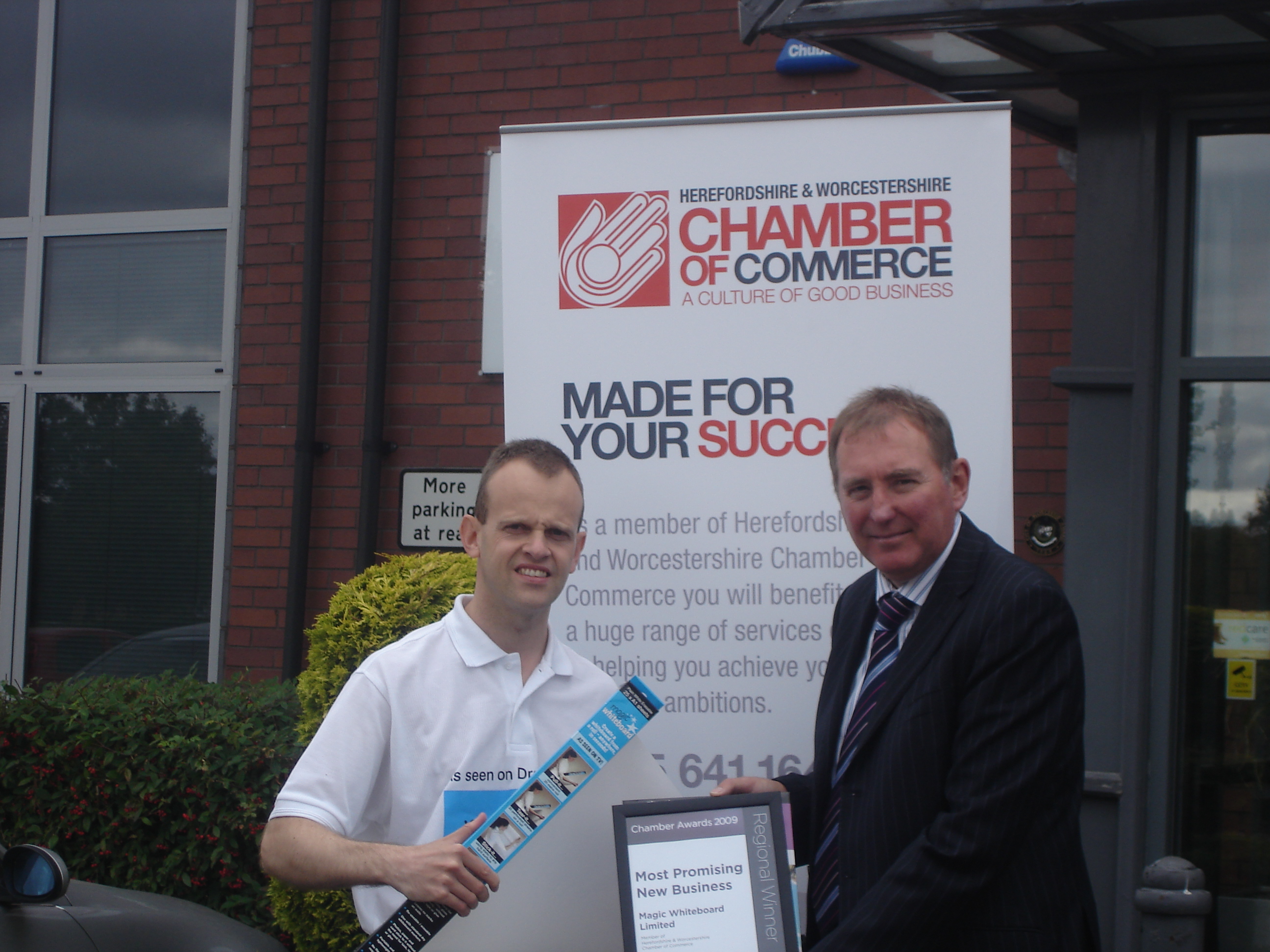 Magic Whiteboard Wins Most Promising Business of Year 2009