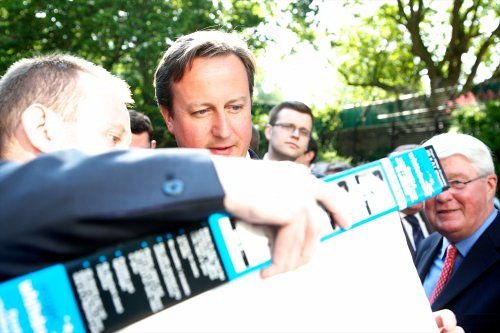 Magic Whiteboard meet Prime Minister David Cameron
