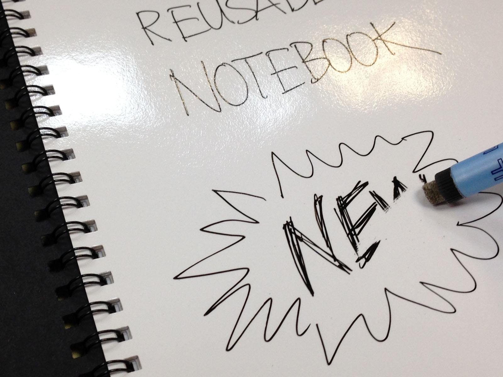 Magic Notebook ™ - the original and best reusable whiteboard notebook