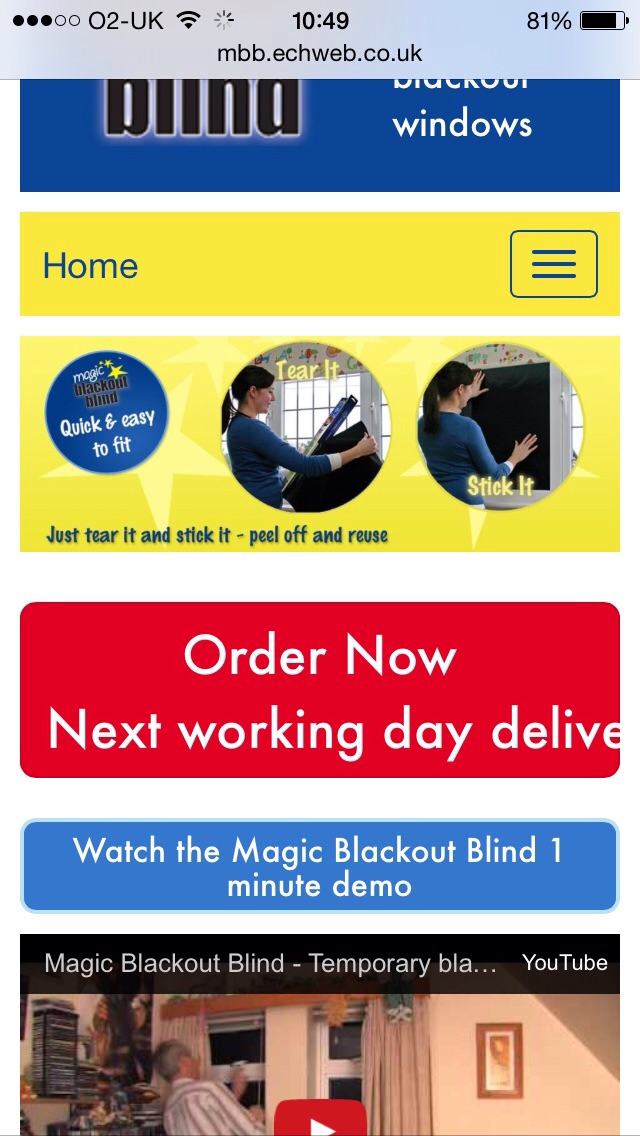 Win a Magic Blackout Blind every day in April