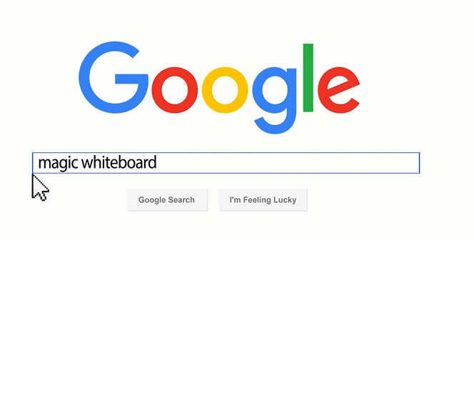 Google Search Advert  - Magic Whiteboard