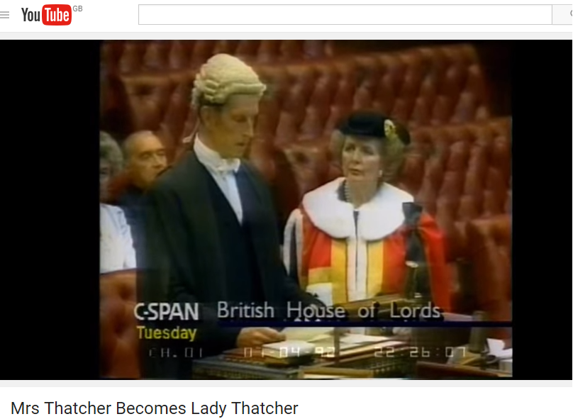 Margaret Thatcher Peeress's Robe achieves record at Christie's auction - bought by Dragons' Den winners Magic Whiteboard