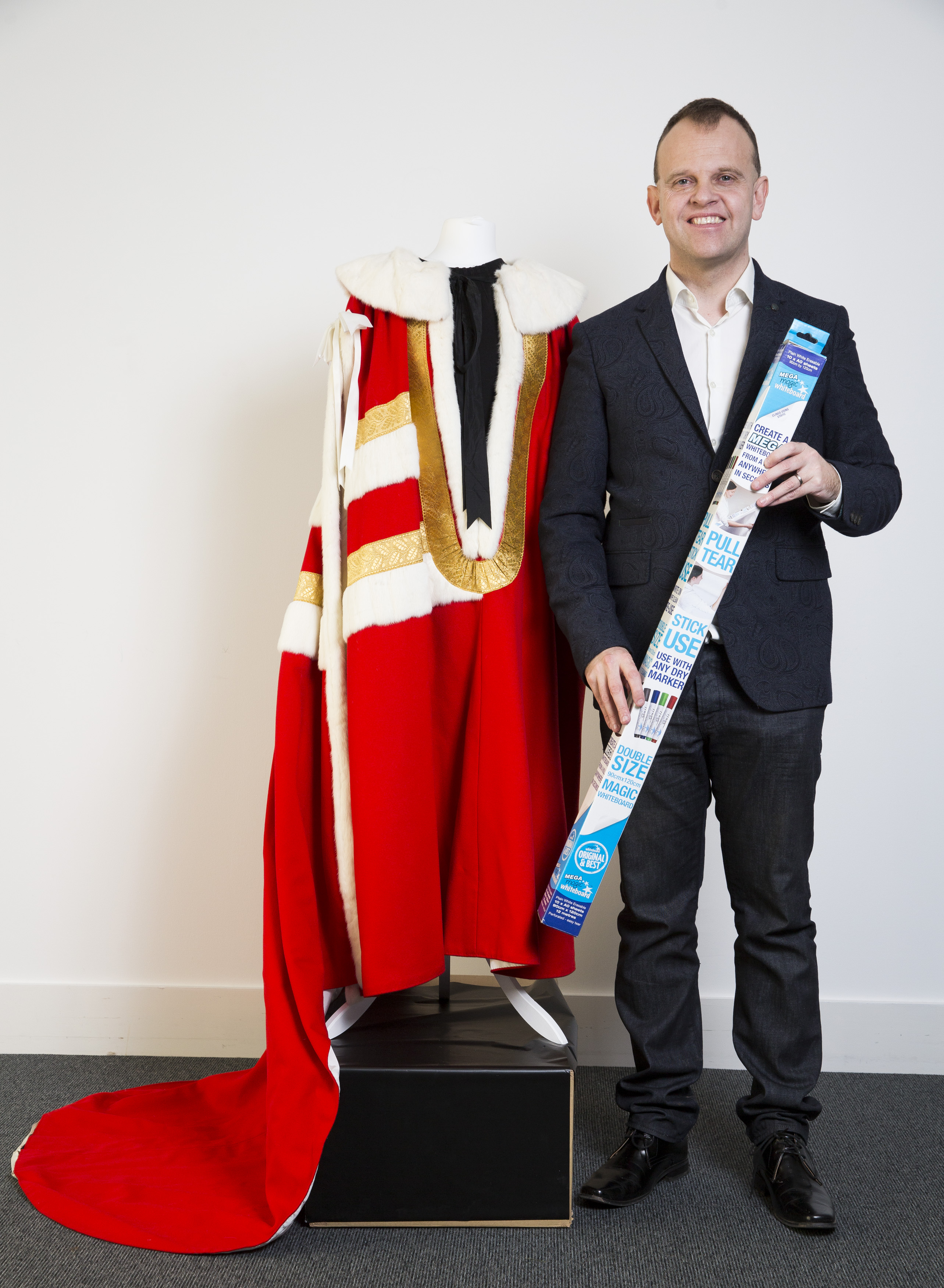 Worcester News - Demand for Margaret Thatcher the Iron Lady unique garment soars - the only one in the World with lipstick mark of Baroness Thatcher