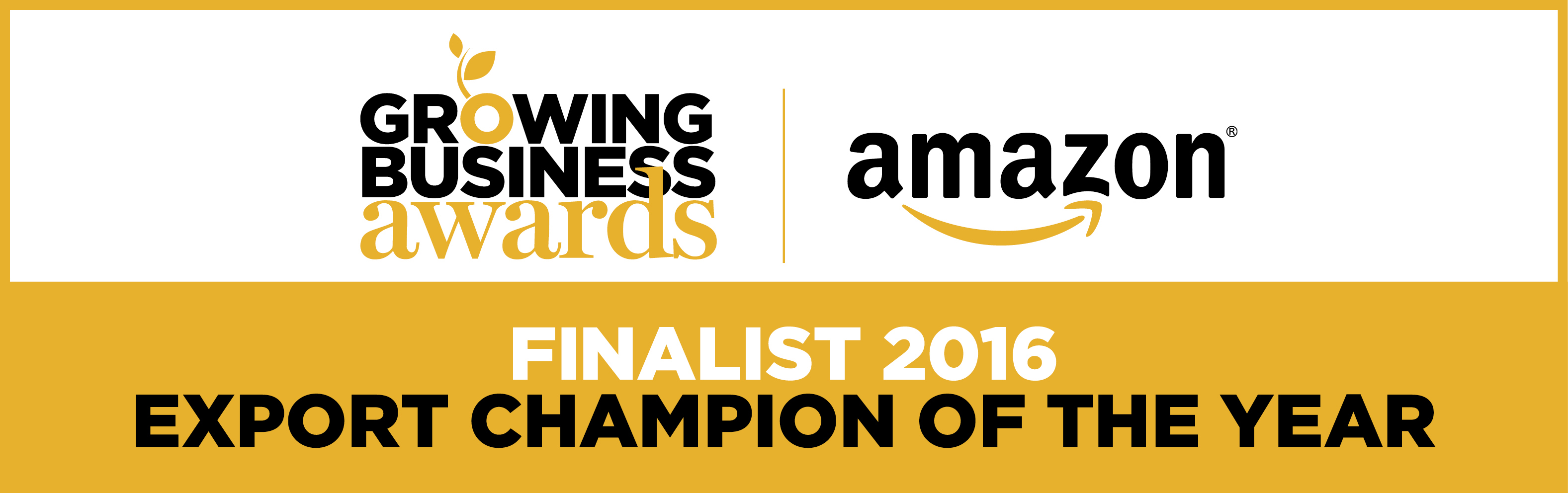 Magic Whiteboard Finalist Export Champion - Amazon Growing Business Awards