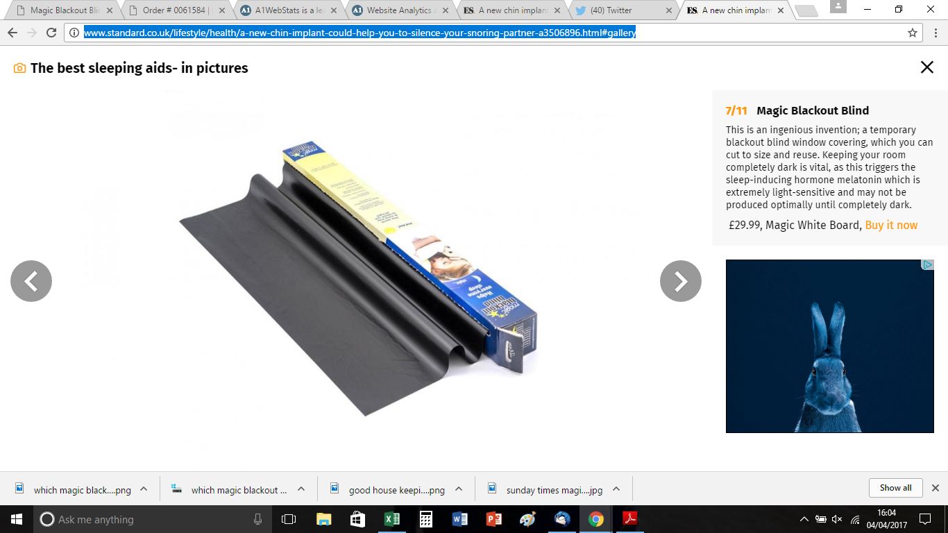 Best Sleeping Aid - Magic Blackout Blind - nursery and baby, travel and portable blackout blind